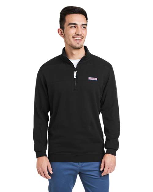 Men's Collegiate Shep Quarter-Zip Sweatshirt Jet Black