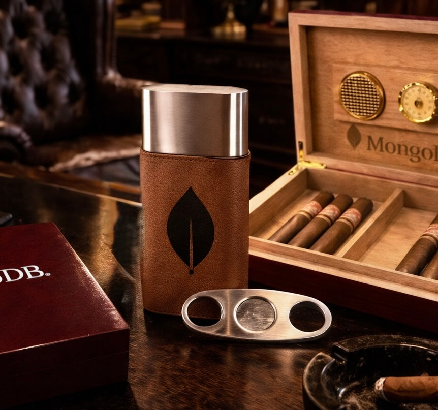 Cigar Case w/ Cutter