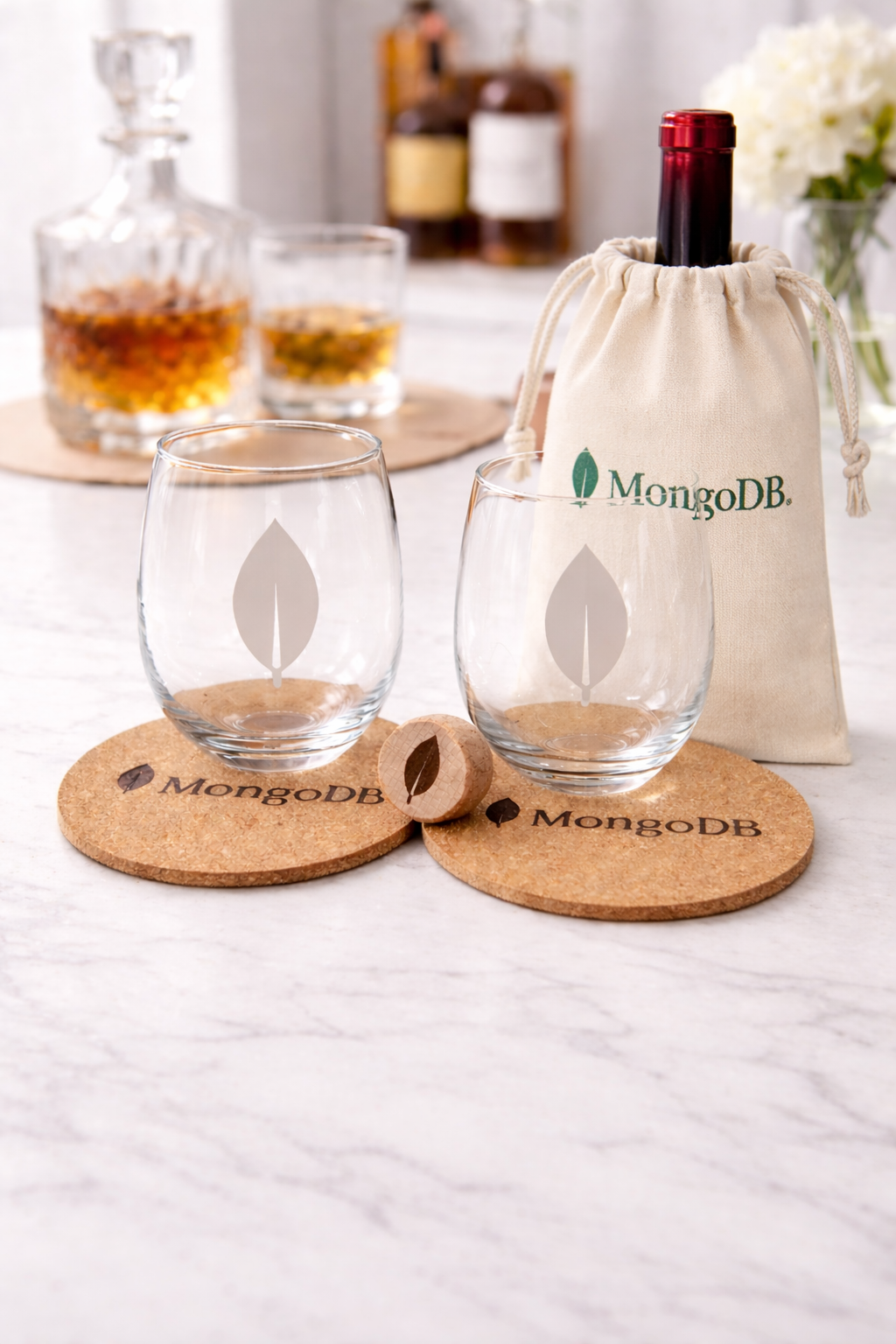 Wine Gift Set – Stemless Glassware & Accessory Bundle