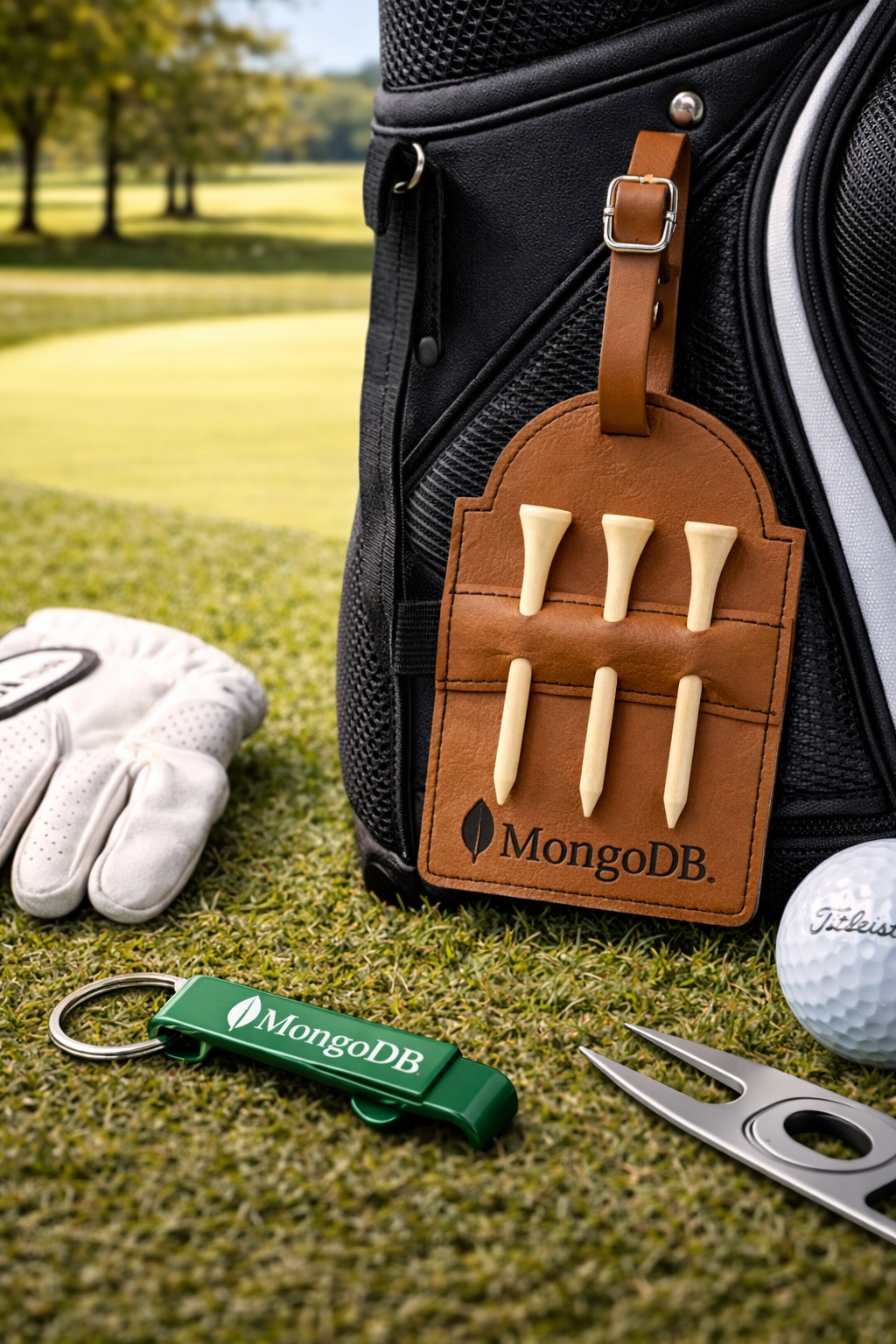 Golf Bag Tee Holder