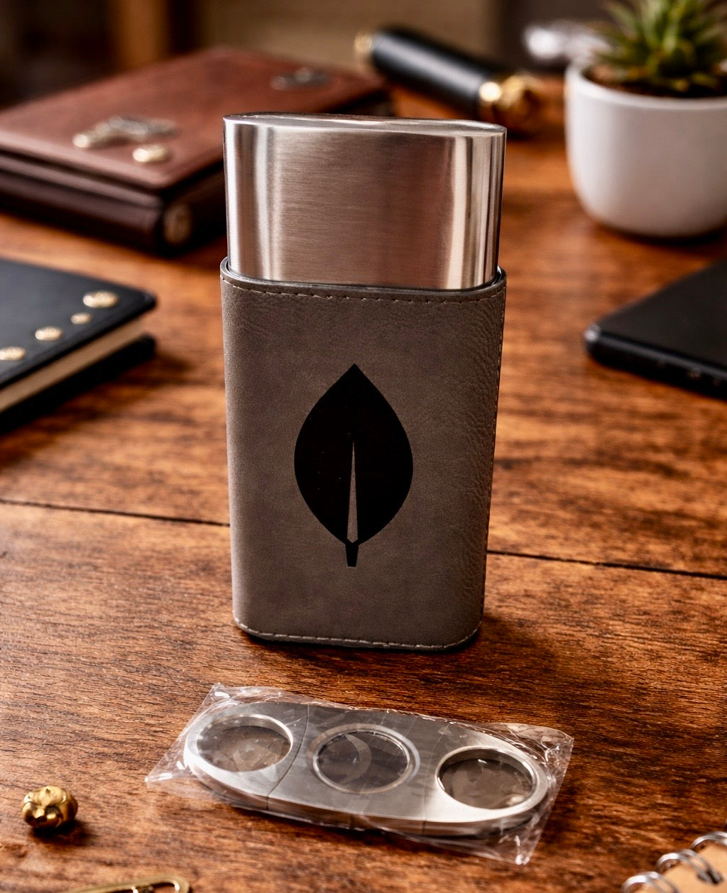 Cigar Case w/ Cutter