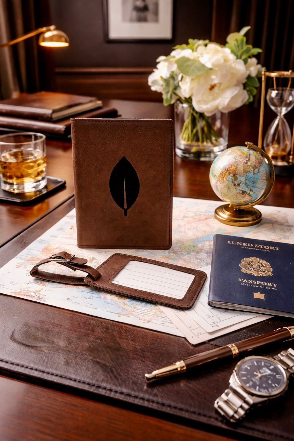 Passport Holder & Luggage Tag Set