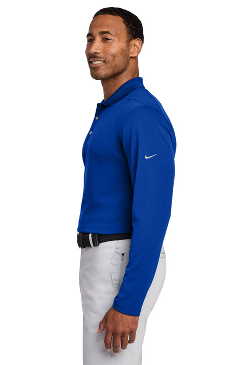 Nike Dri-FIT Micro Pique 2.0 Long Sleeve Polo Game Royal