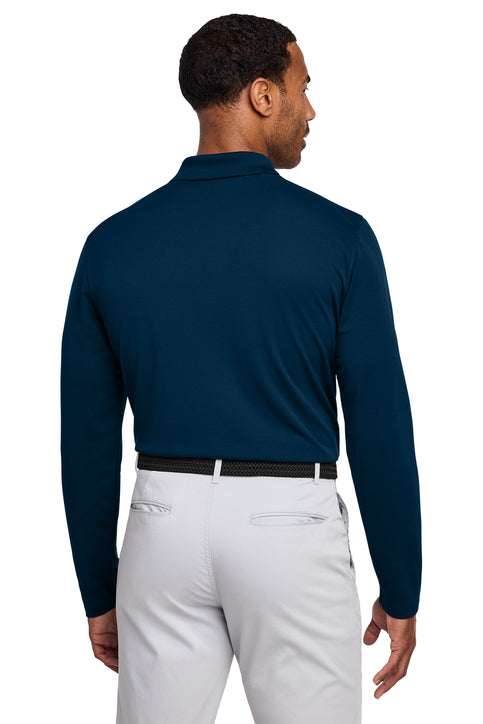 Nike Dri-FIT Micro Pique 2.0 Long Sleeve Polo Navy