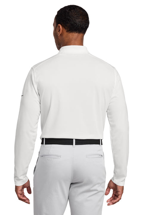 Nike Dri-FIT Micro Pique 2.0 Long Sleeve Polo White