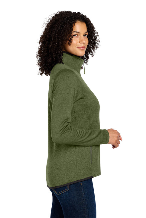 The North Face® Women's Skyline Full-Zip Fleece Jacket Four Leaf Clover Heather