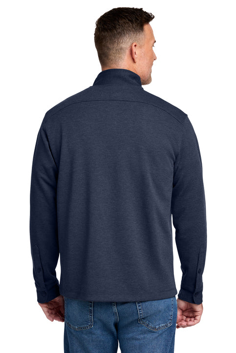 Brooks Brothers® Mid-Layer Stretch 1/2-Button Navy Blazer Heather