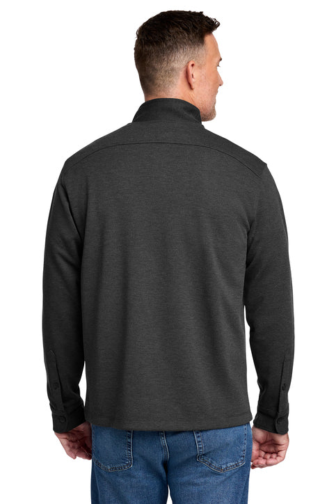 Brooks Brothers® Mid-Layer Stretch 1/2-Button Windsor Grey Heather