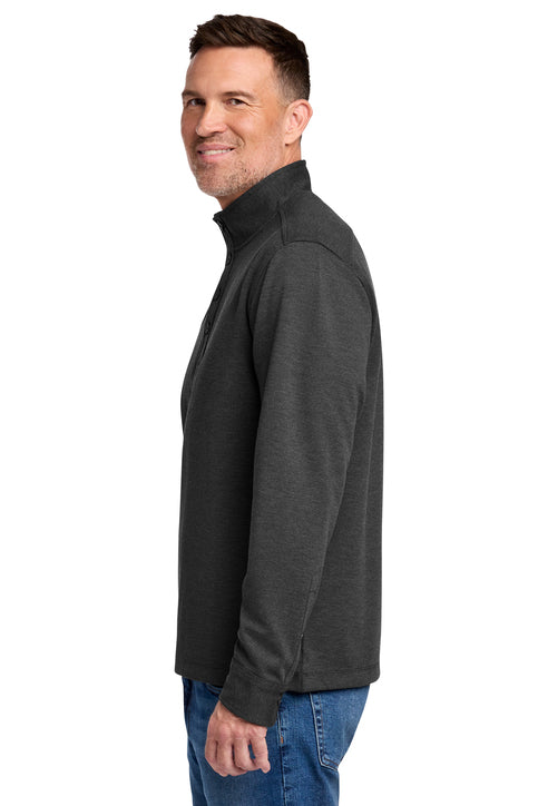 Brooks Brothers® Mid-Layer Stretch 1/2-Button Windsor Grey Heather