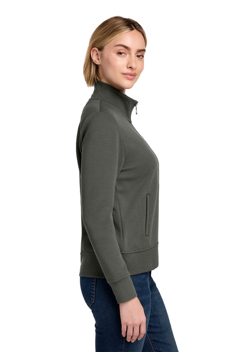 Brooks Brothers® Women’s Double-Knit Full-Zip Windsor Grey