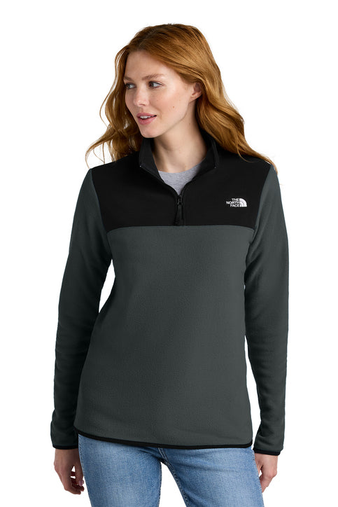 The North Face® Women's Glacier 1/4-Zip Fleece Asphalt Grey