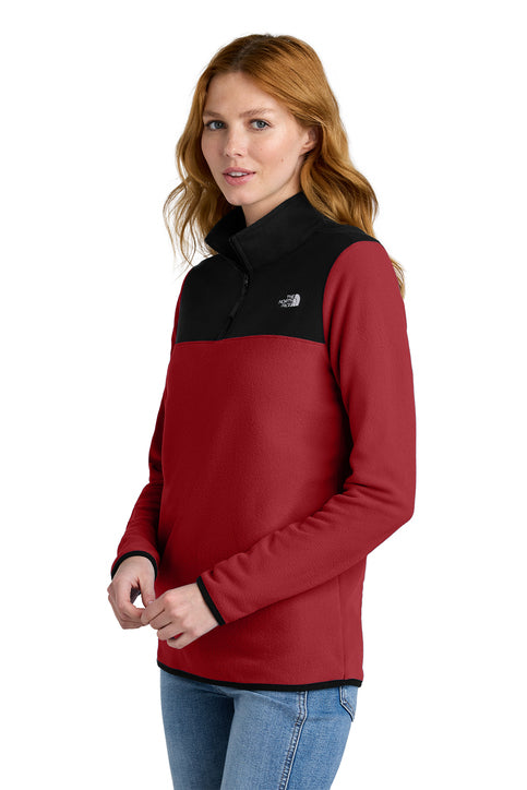 The North Face® Women's Glacier 1/4-Zip Fleece Rage Red