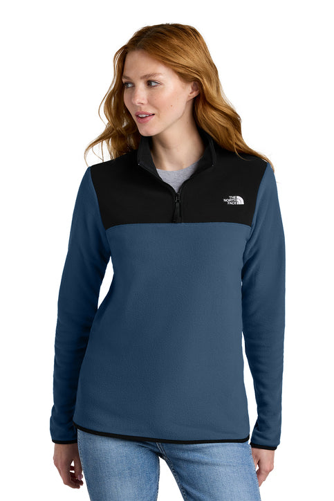 The North Face® Women's Glacier 1/4-Zip Fleece Shady Blue