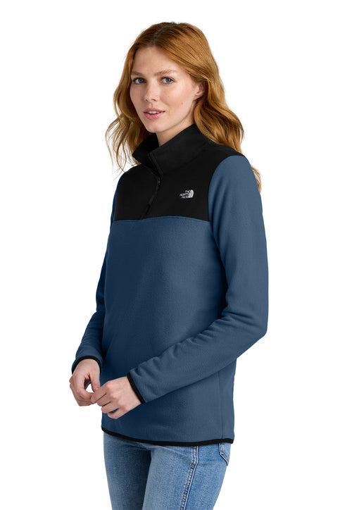 The North Face® Women's Glacier 1/4-Zip Fleece Shady Blue