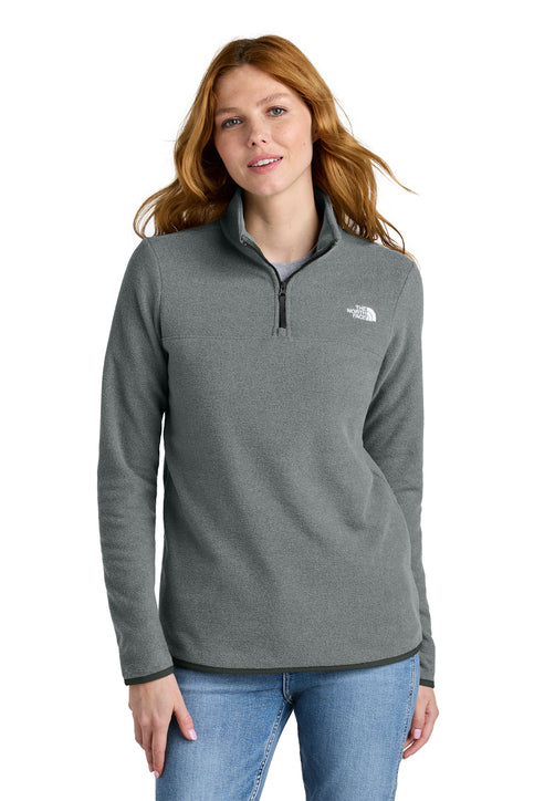 The North Face® Women's Glacier 1/4-Zip Fleece TNF Medium Grey Heather