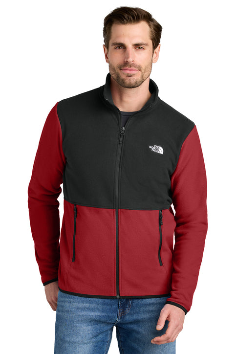 The North Face® Glacier Full-Zip Fleece Jacket Rage Red