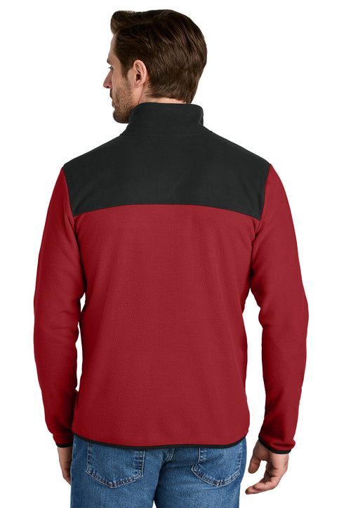 The North Face® Glacier Full-Zip Fleece Jacket Rage Red