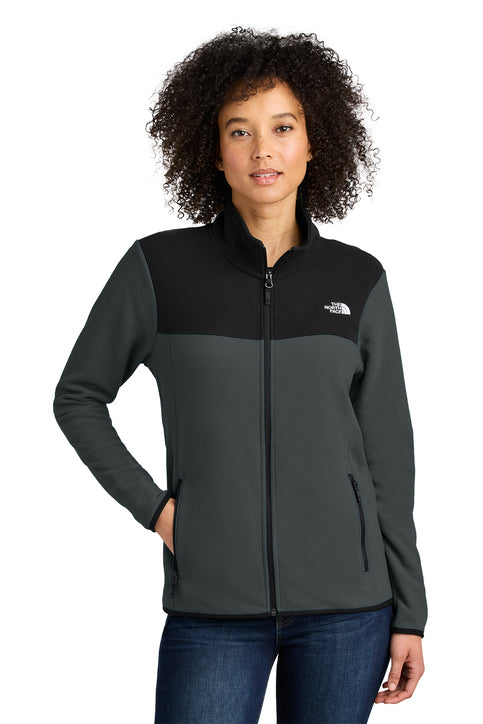 The North Face® Women's Glacier Full-Zip Fleece Jacket Asphalt Grey