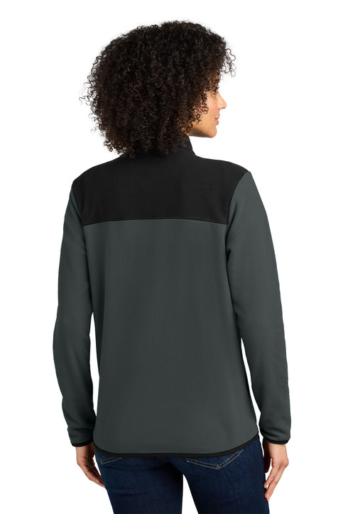 The North Face® Women's Glacier Full-Zip Fleece Jacket Asphalt Grey