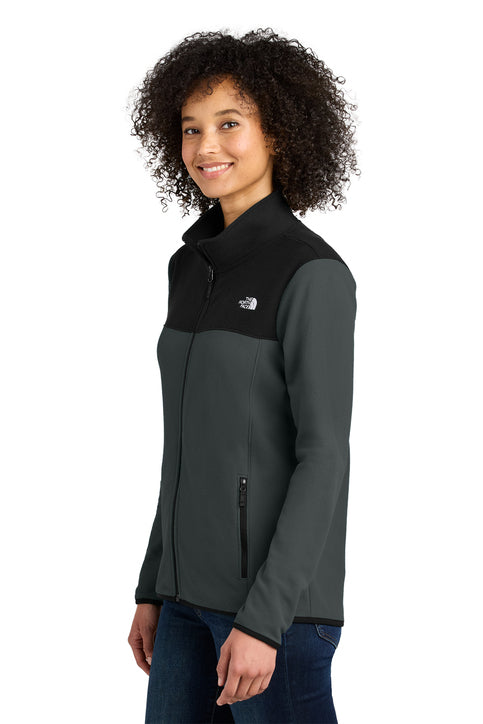 The North Face® Women's Glacier Full-Zip Fleece Jacket Asphalt Grey