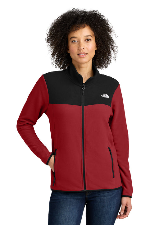 The North Face® Women's Glacier Full-Zip Fleece Jacket Rage Red