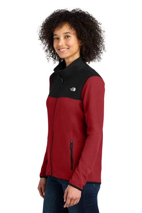 The North Face® Women's Glacier Full-Zip Fleece Jacket Rage Red