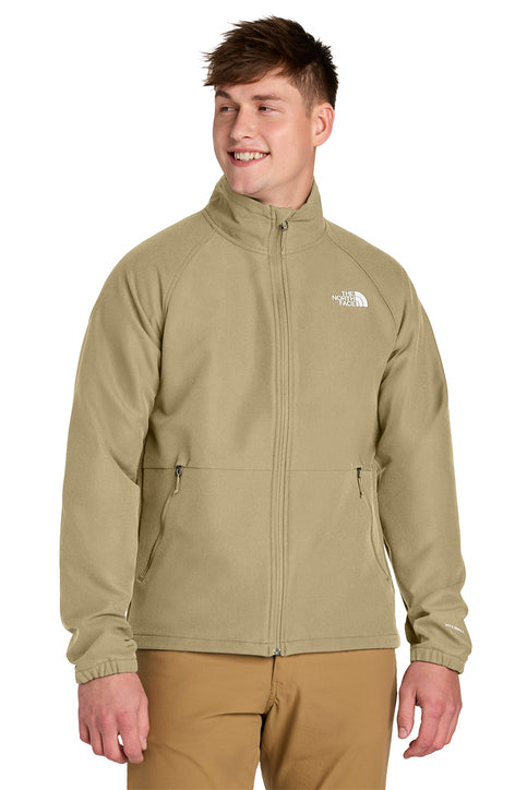 The North Face® Barr Lake Soft Shell Jacket Khaki Stone Dark Heather