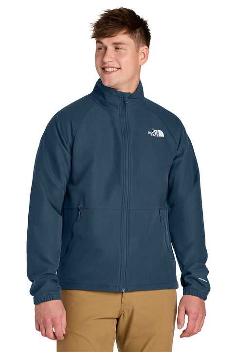 The North Face® Barr Lake Soft Shell Jacket Shady Blue Dark Heather