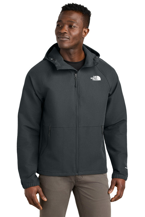 The North Face® Barr Lake Hooded Soft Shell Jacket Asphalt Grey Dark Heather