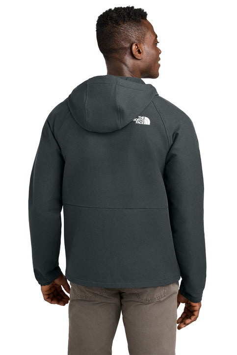 The North Face® Barr Lake Hooded Soft Shell Jacket Asphalt Grey Dark Heather