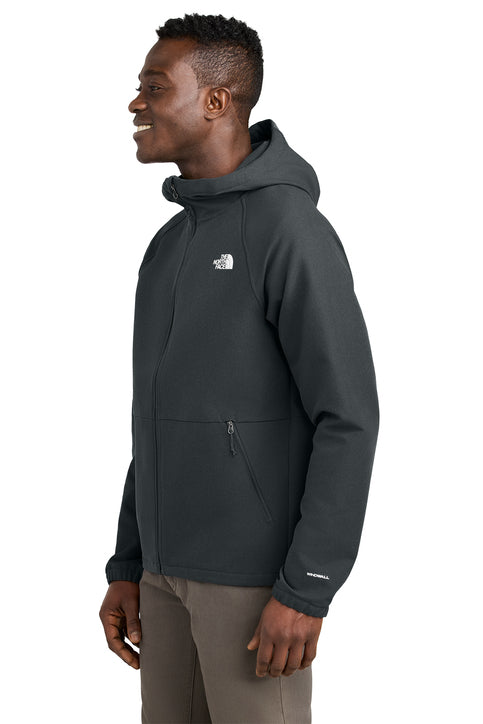 The North Face® Barr Lake Hooded Soft Shell Jacket Asphalt Grey Dark Heather