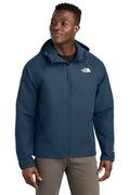 The North Face® Barr Lake Hooded Soft Shell Jacket Shady Blue Dark Heather