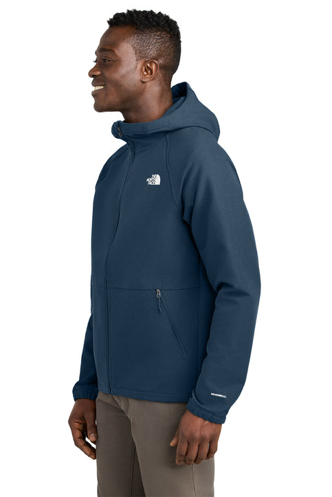 The North Face® Barr Lake Hooded Soft Shell Jacket Shady Blue Dark Heather