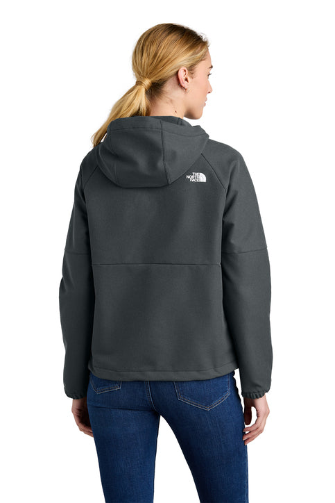 The North Face® Women's Barr Lake Hooded Soft Shell Jacket Asphalt Grey Dark Heather