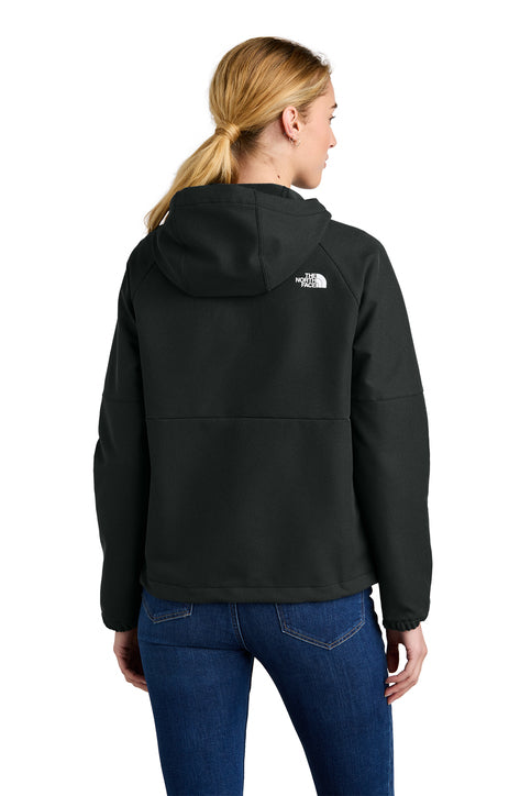 The North Face® Women's Barr Lake Hooded Soft Shell Jacket TNF Black Heather