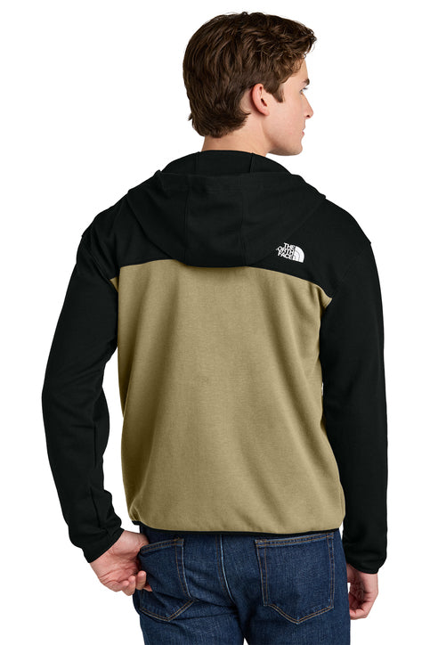 The North Face® Double-Knit Full-Zip Hoodie Khaki Stone/TNF Black
