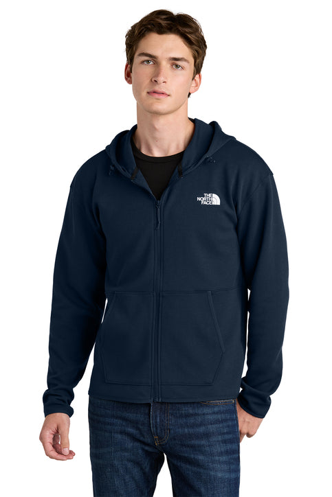 The North Face® Double-Knit Full-Zip Hoodie Summit Navy