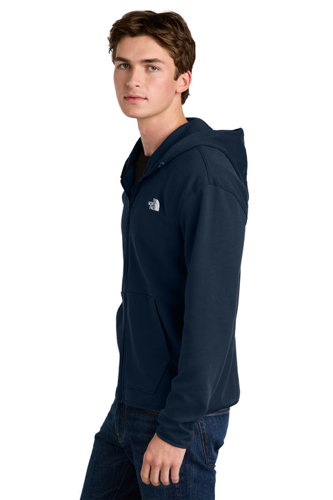 The North Face® Double-Knit Full-Zip Hoodie Summit Navy