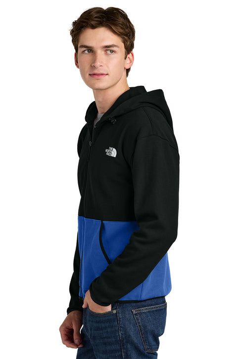 The North Face® Double-Knit Full-Zip Hoodie TNF Blue & Black