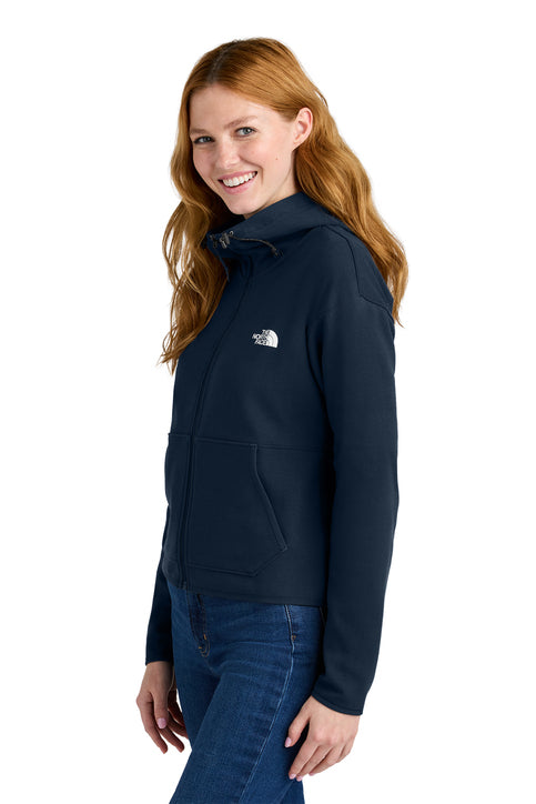 The North Face® Women's Double-Knit Full-Zip Hoodie Summit Navy