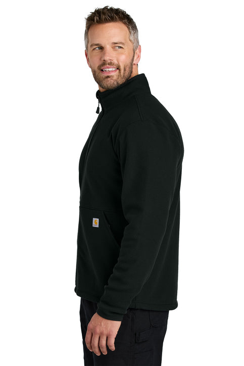 Carhartt® Textured Full-Zip Fleece Jacket Black