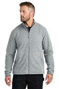 Carhartt® Textured Full-Zip Fleece Jacket Heather Grey