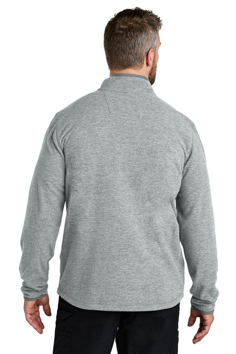 Carhartt® Textured Full-Zip Fleece Jacket Heather Grey