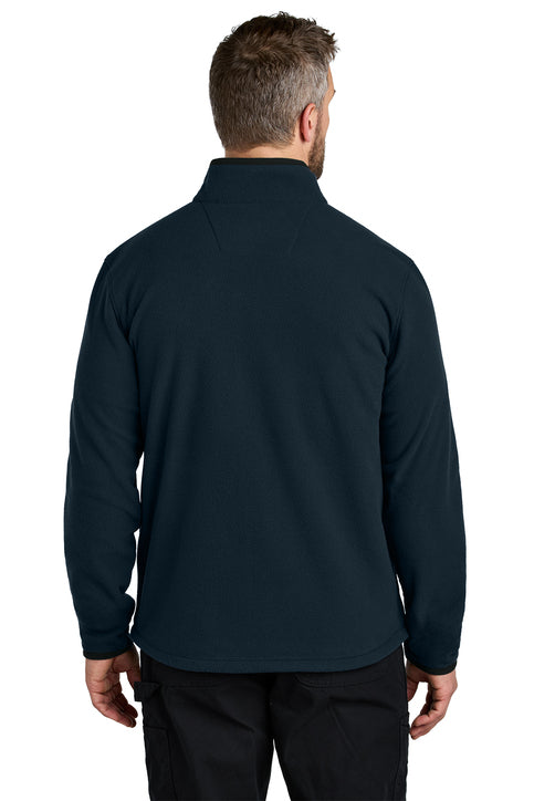 Carhartt® Textured Full-Zip Fleece Jacket Navy
