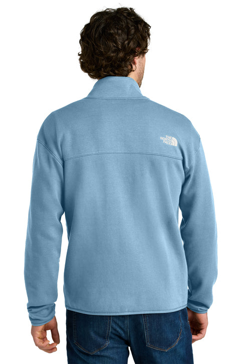 The North Face® Double-Knit 1/2-Zip Fleece Steel Blue