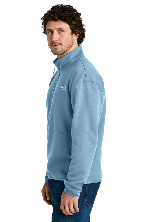 The North Face® Double-Knit 1/2-Zip Fleece Steel Blue