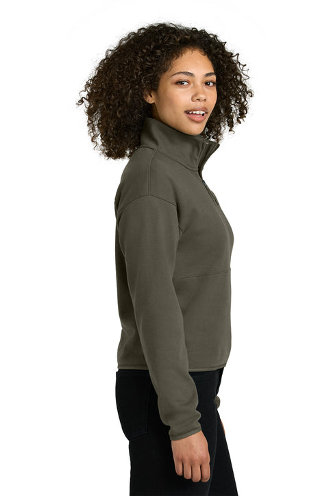 The North Face® Women’s Double-Knit 1/2-Zip Fleece New Taupe Green