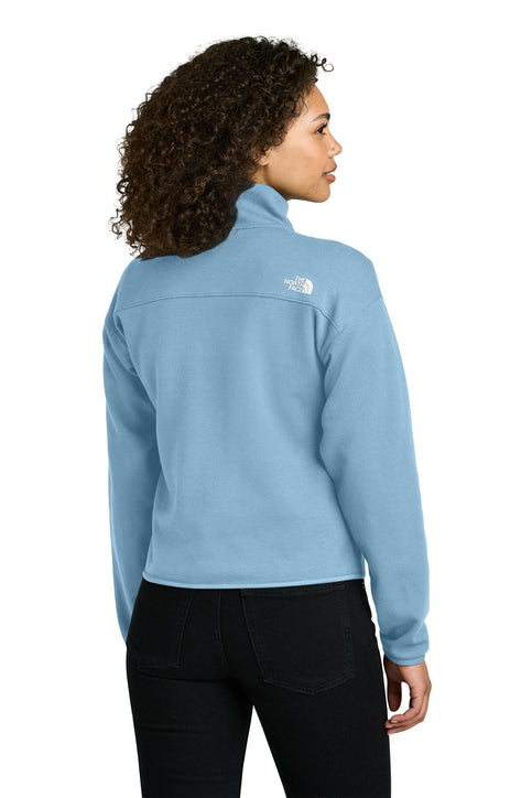 The North Face® Women’s Double-Knit 1/2-Zip Fleece Steel Blue