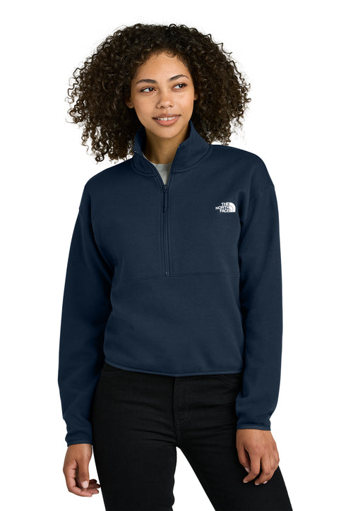 The North Face® Women’s Double-Knit 1/2-Zip Fleece Summit Navy