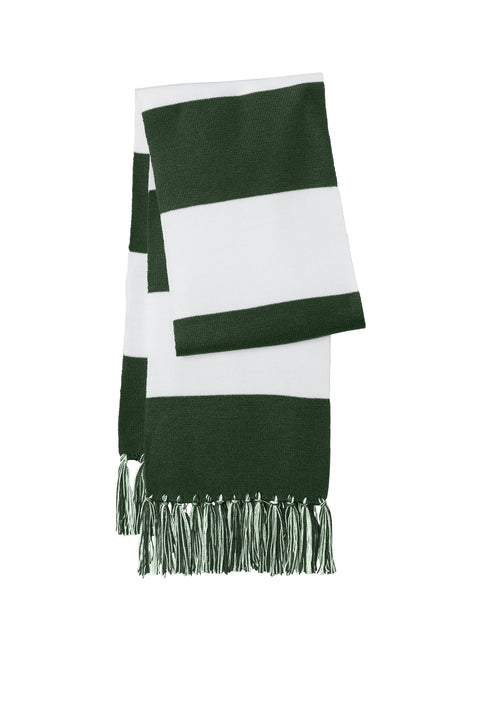 Spectator Scarf Forest Green/White